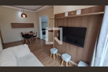 Sala de apartamento para alugar com 1 quarto, 60m² em Vila Barcelona, Sorocaba