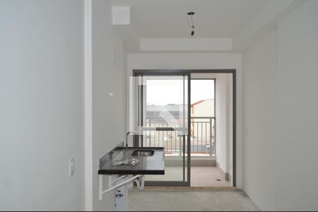 Sala/Cozinha de kitnet/studio para alugar com 1 quarto, 27m² em Vila Dom Pedro I, São Paulo