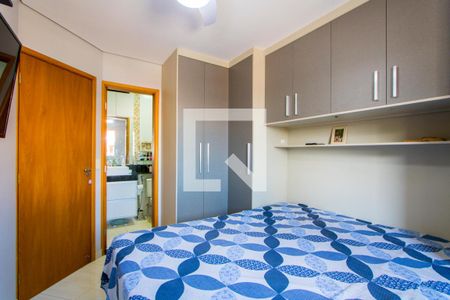 Quarto 1 - Suíte de apartamento à venda com 2 quartos, 51m² em Vila Valparaíso, Santo André