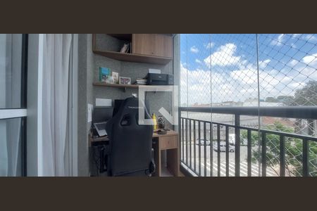 Varanda Sala de apartamento à venda com 3 quartos, 64m² em Utinga, Santo André