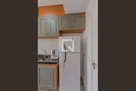 Cozinha de kitnet/studio para alugar com 1 quarto, 22m² em Ipiranga, São Paulo