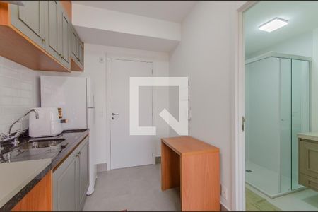 Cozinha de kitnet/studio para alugar com 1 quarto, 22m² em Ipiranga, São Paulo