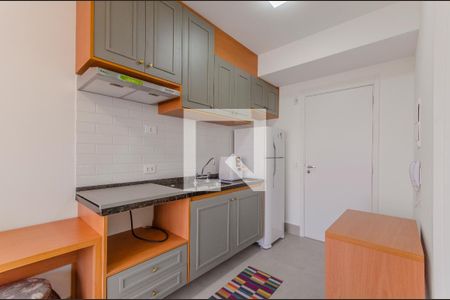 Cozinha de kitnet/studio para alugar com 1 quarto, 22m² em Ipiranga, São Paulo