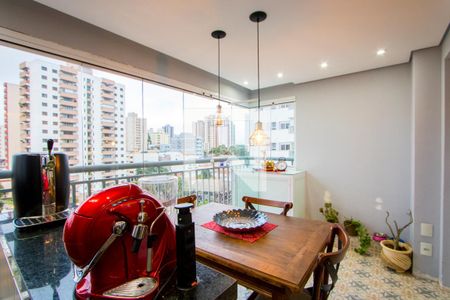 Varanda gourmet de apartamento à venda com 3 quartos, 103m² em Centro, Santo André