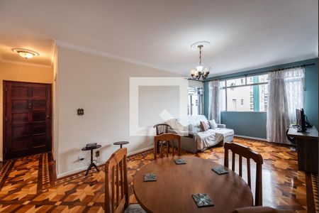 Sala de apartamento para alugar com 2 quartos, 110m² em Embaré, Santos