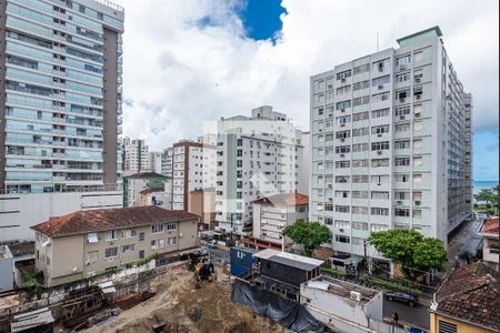 Vista de apartamento para alugar com 2 quartos, 110m² em Embaré, Santos