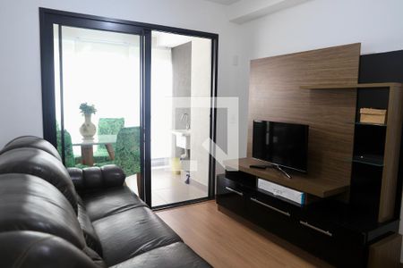 Sala de apartamento para alugar com 1 quarto, 35m² em Mirandópolis, São Paulo