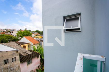 Varanda do quarto 1 de apartamento para alugar com 2 quartos, 120m² em Vila Linda, Santo André