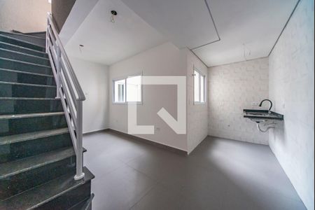 Sala de apartamento para alugar com 2 quartos, 120m² em Vila Linda, Santo André