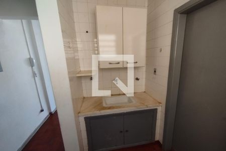 Cozinha - Lavanderia de kitnet/studio para alugar com 1 quarto, 32m² em Centro, Ribeirão Preto