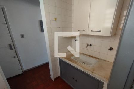 Cozinha - Lavanderia de kitnet/studio para alugar com 1 quarto, 32m² em Centro, Ribeirão Preto