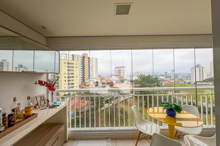 Vista da Sala de apartamento à venda com 3 quartos, 91m² em Vila Lusitania, São Bernardo do Campo