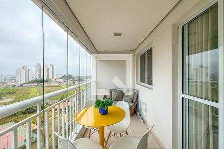 Varanda de apartamento à venda com 3 quartos, 91m² em Vila Lusitania, São Bernardo do Campo