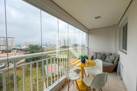 Varanda de apartamento à venda com 3 quartos, 91m² em Vila Lusitania, São Bernardo do Campo