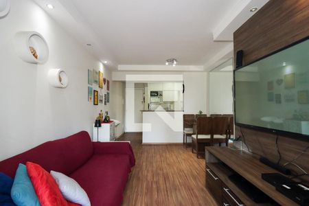 Sala de apartamento à venda com 3 quartos, 70m² em Jardim Henriqueta, Taboão da Serra