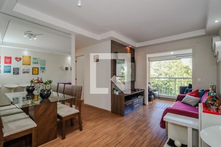 Sala de apartamento à venda com 3 quartos, 70m² em Jardim Henriqueta, Taboão da Serra