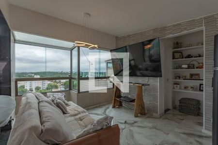 Sala de TV de apartamento à venda com 4 quartos, 150m² em Indaiá, Belo Horizonte