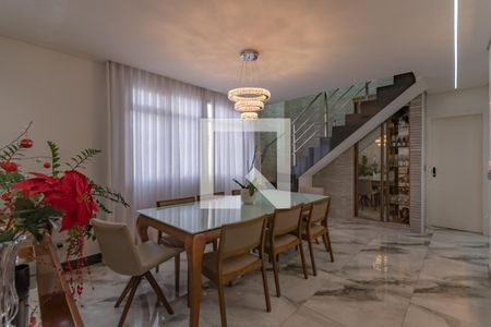 Sala de Jantar de apartamento à venda com 4 quartos, 150m² em Indaiá, Belo Horizonte