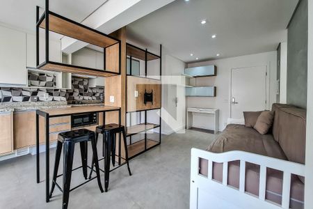 Sala de apartamento para alugar com 1 quarto, 41m² em Liberdade, São Paulo