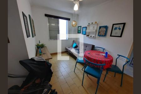 Sala  de apartamento para alugar com 1 quarto, 60m² em Guilhermina, Praia Grande