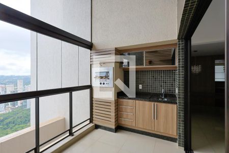 Varanda da Sala de apartamento para alugar com 3 quartos, 145m² em Vale do Sereno, Nova Lima