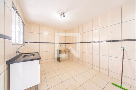 Cozinha e Área de Serviço de casa para alugar com 1 quarto, 26m² em Vila Bela Vista, Santo André