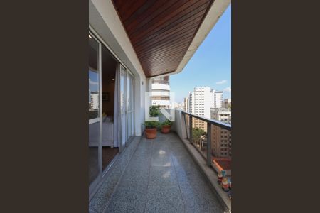 Varanda da sala de estar de apartamento para alugar com 5 quartos, 453m² em Santana, São Paulo