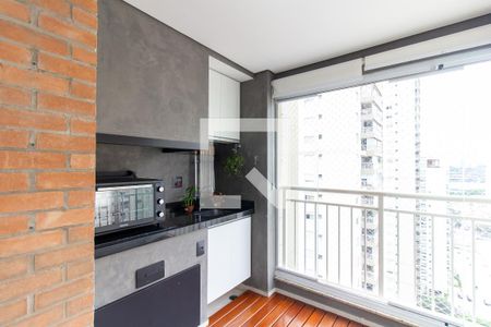 Varanda de apartamento à venda com 2 quartos, 59m² em Várzea da Barra Funda, São Paulo