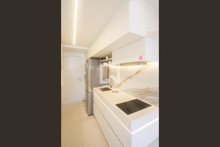 Cozinha de kitnet/studio para alugar com 1 quarto, 33m² em Vila Cordeiro, São Paulo