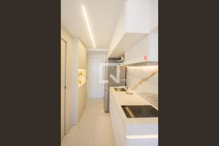 Cozinha de kitnet/studio para alugar com 1 quarto, 33m² em Vila Cordeiro, São Paulo