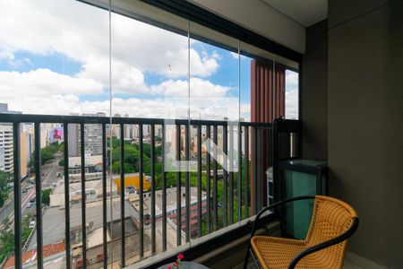 Varanda de apartamento para alugar com 1 quarto, 24m² em Liberdade, São Paulo