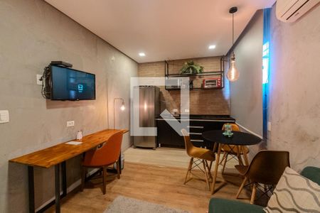 Sala de apartamento para alugar com 1 quarto, 36m² em Consolação, São Paulo