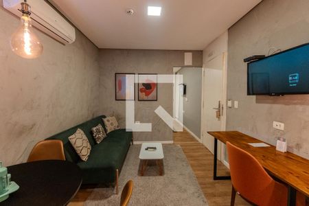 Sala de apartamento para alugar com 1 quarto, 36m² em Consolação, São Paulo