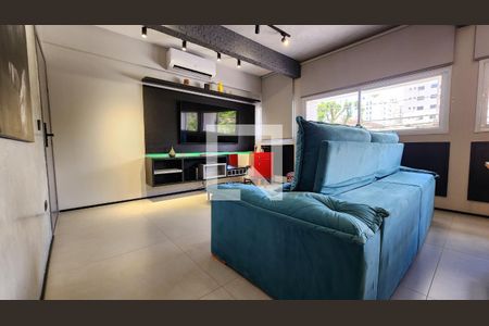 Detalhe Sala de apartamento para alugar com 3 quartos, 101m² em Aparecida, Santos