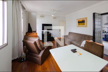 Sala de apartamento à venda com 3 quartos, 195m² em Coração Eucarístico, Belo Horizonte