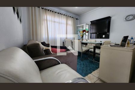 Sala de apartamento para alugar com 2 quartos, 67m² em Ponta da Praia, Santos