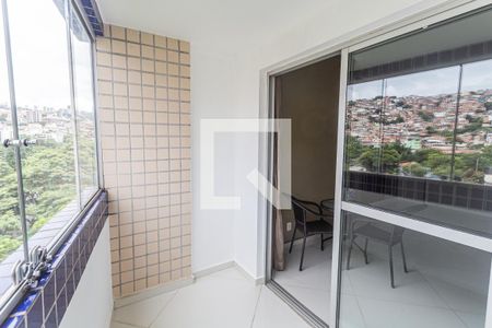 Varanda da Sala de apartamento para alugar com 3 quartos, 94m² em Vila Paris, Belo Horizonte