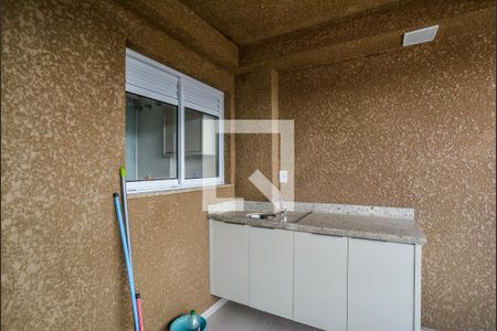 Varanda da Sala de apartamento para alugar com 2 quartos, 60m² em Santa Teresinha, Santo André