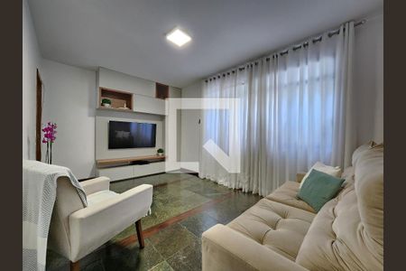 Sala de apartamento à venda com 3 quartos, 110m² em São Pedro, Belo Horizonte