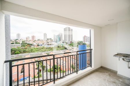 Varanda Sala e cozinha de apartamento para alugar com 1 quarto, 39m² em Vila Esperança, São Paulo