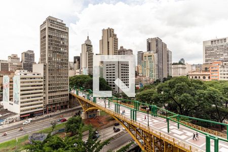 Vista do Quarto de kitnet/studio para alugar com 1 quarto, 32m² em Centro Histórico de São Paulo, São Paulo