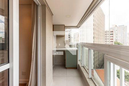 Varanda de apartamento para alugar com 1 quarto, 44m² em Santa Cecilia, São Paulo