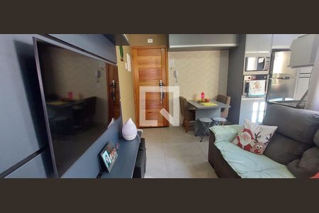 Sala de apartamento à venda com 2 quartos, 76m² em Parque Erasmo Assunção, Santo André