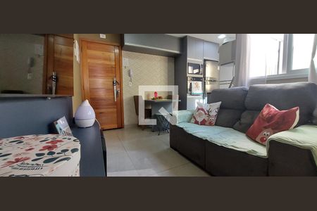 Sala de apartamento à venda com 2 quartos, 76m² em Parque Erasmo Assunção, Santo André