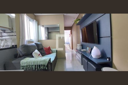 Sala de apartamento à venda com 2 quartos, 76m² em Parque Erasmo Assunção, Santo André