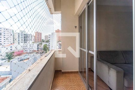 Varanda da Sala de apartamento para alugar com 3 quartos, 98m² em Jardim Bela Vista, Santo André