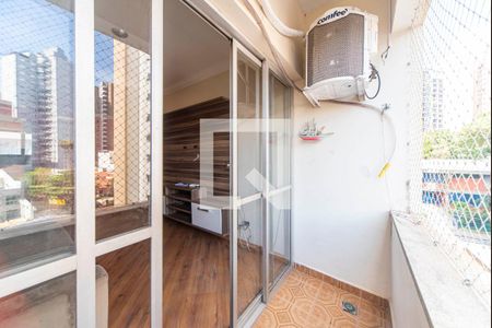 Varanda da Sala de apartamento para alugar com 3 quartos, 98m² em Jardim Bela Vista, Santo André