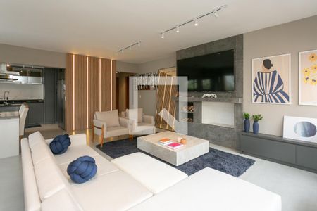 Sala de apartamento à venda com 3 quartos, 148m² em Petrópolis, Porto Alegre