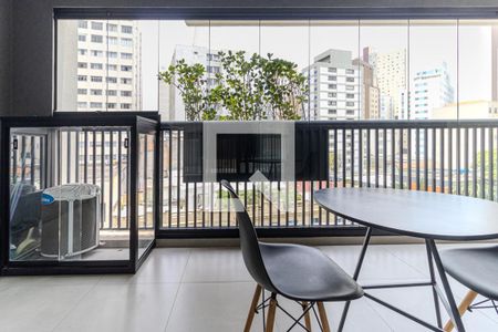 Varanda de kitnet/studio para alugar com 1 quarto, 33m² em Campos Elíseos, São Paulo