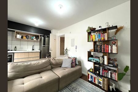 Sala de apartamento à venda com 1 quarto, 45m² em Vila Mira, São Paulo